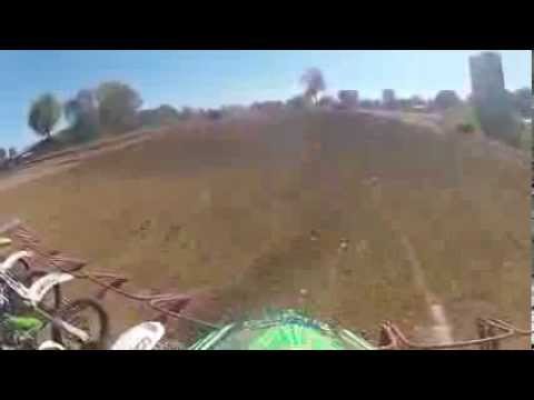 Casey Brewer - Red Bud First Turn Crash