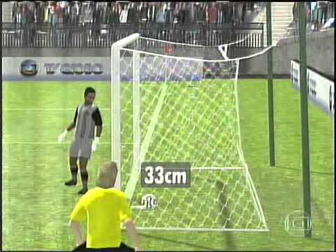 Tira Teima mostra que a bola entra 33 cm em Gol do Vasco mal anulado contra o Flamengo(16/02/2014)