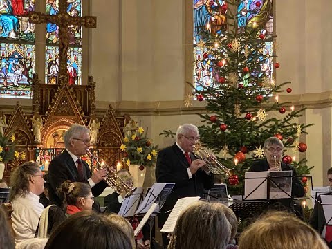 Der Erdmannsdorfer Projekt Posaunenchor in der Trinitatiskirche am 8. 1. 23