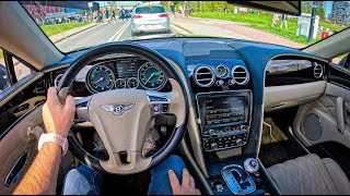 Bentley Continental Flying Spur [6.0 W12 625 hp] |0-100| POV Test Drive #2030 Joe Black