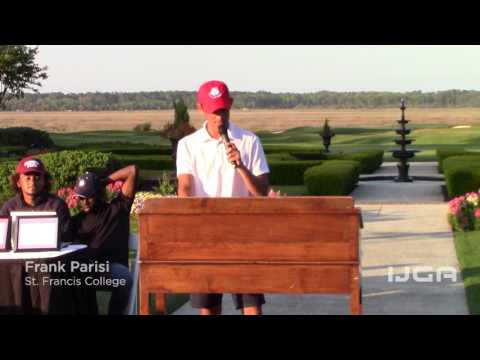 Frank Parisi speaks at IJGA College Signing Day.