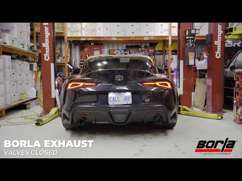 A90/A91 TOYOTA SUPRA BORLA EXHAUST | BEFORE & AFTER