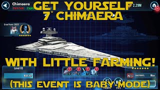 Easy 7* Chimaera Unlock! Almost any Rebel ship will do the trick!