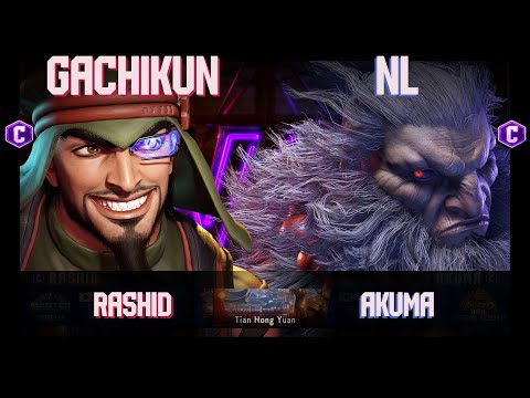 SF6 ➤ Gachikun (Rashid) vs NL (Akuma) ✎ High-level Match FT3