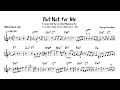 Miles Davis - But Not for Me (transcription)