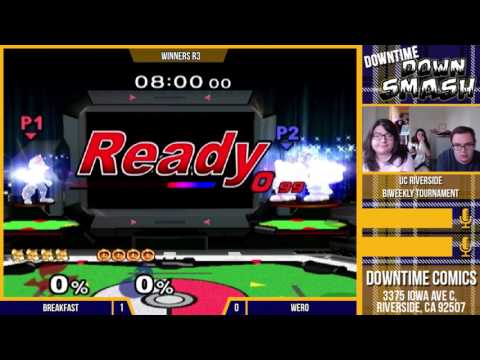 Downtime Downsplash - Singles WR3: Breakfast (Fox) vs. Wero (Ice Climbers)