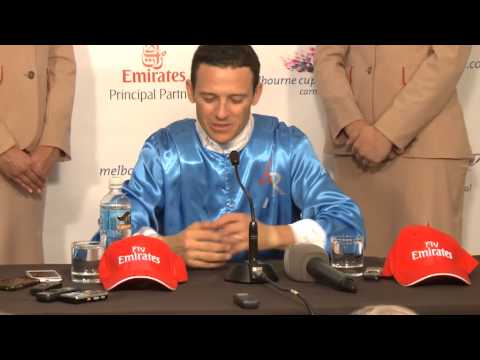 Winner of the 2012 Emirates Melbourne Cup Brett Prebble