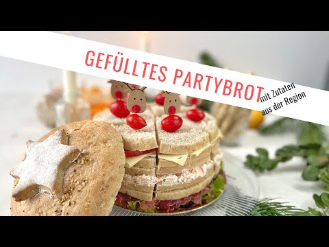 Gefülltes Partybrot, einfach selber zubereiten
