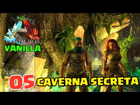 ENCONTRAMOS UMA SUPER CAVERNA ( ARTEFATO DO SÁBIO)! - ARK CRYSTAL ISLES VANILLA #05