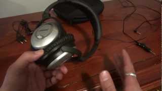Video thumbnail for Bose QuietComfort 15 Noise Cancelling Headphones Review by Babbling Boolean