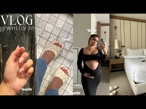 GRWM for my BabyMoon/Stay(bae)cation + VLOG | MCKENNAWALKER
