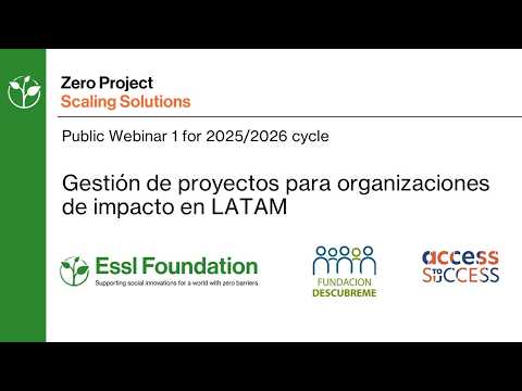 preview of video: "Gestión de proyectos para organizaciones de impacto en LATAM"