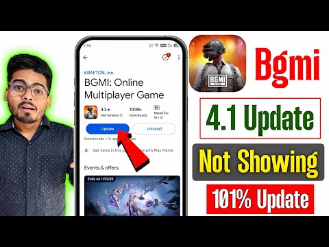 Bgmi 4.1 update not showing | Bgmi 4.1 Update Not Showing Play store | Bgmi New Update today