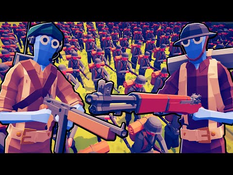 2 British Soldiers vs AN ARMY!? - TABS Totally Accurate Battlegrounds w/ PlasticScot