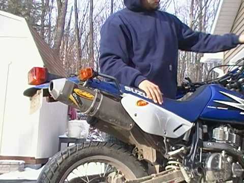 06 Dr650 with fmfq4 powerbomb, allll jetted up