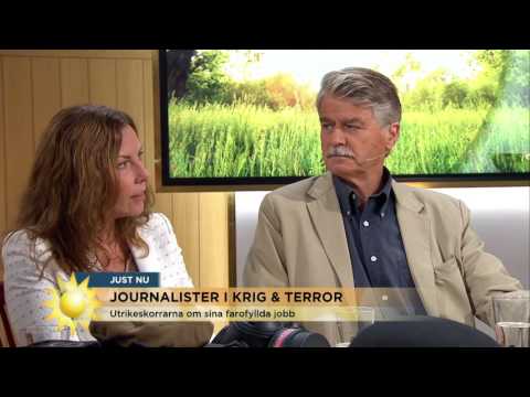 De rapporterar om krig & terror med livet som insats - Nyhetsmorgon (TV4)