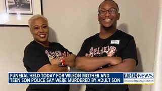 Funeral held for Wilson mother and son killed