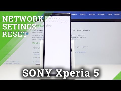 How to Reset Network in SONY Xperia 5 – Restore Network Configuration