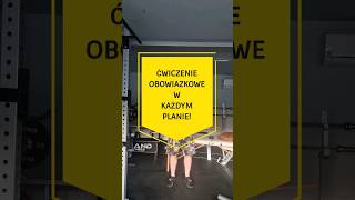 ĆWICZENIE OBOWIĄZKOWE W KAŻDYM PLANIE! #fitness #kulturystyka #trening