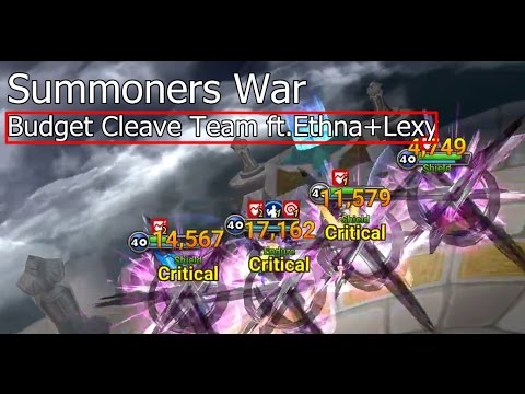 [Summoners War] Budget Cleave Team ft.Ethna+Lexy