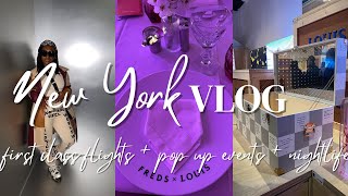 New York VLOG: Free First Class 🥂 +Louis Vuitton Pop Up + Slate NYC
