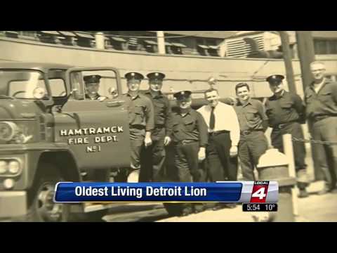 Retired Hamtramck Firefighter is Oldest living Detroit Lions