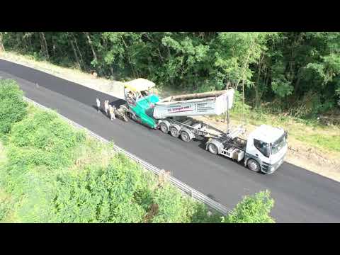 DN 68A, zona Coșevița, din dronă - 2 iulie 2021