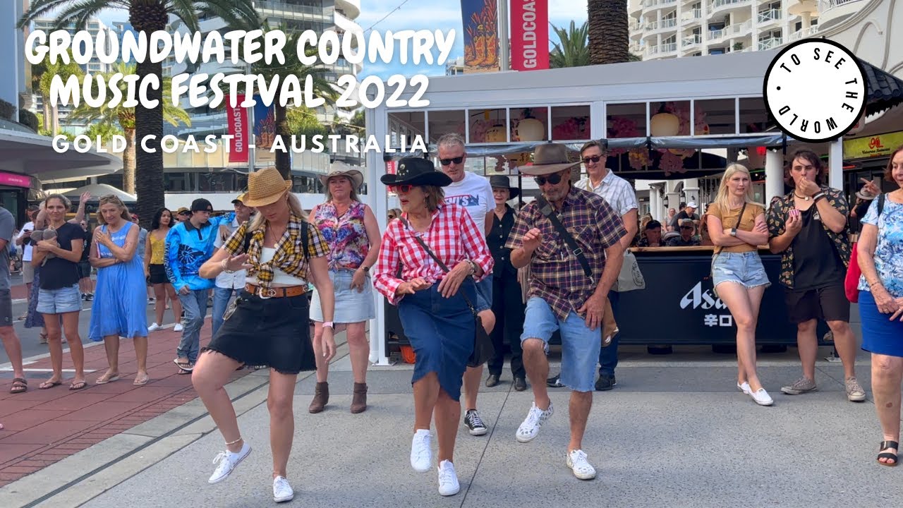 Experience a virtual stroll during Broadbeach Country Music Festival.