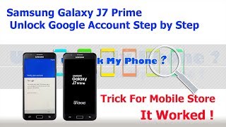 Samsung Galaxy J7 Prime Forgot Google or Gmail Account