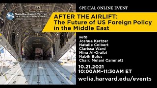 After the Airlift: The Future of US Foreign Policy in the Middle East