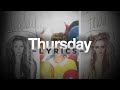 Thursday Lyrics The Weeknd