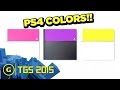PS4 New Color Panels and Controllers - TGS 2015 Sony Press Conference