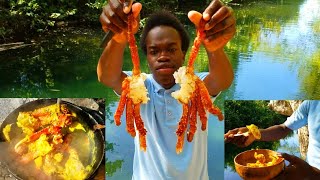 Curry Spidercrab In Coconut Milk With Crackers 🇯🇲