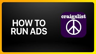 How To Run Ads On Craigslist Tutorial