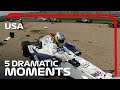 Top 5 Dramatic Moments | United States Grand Prix