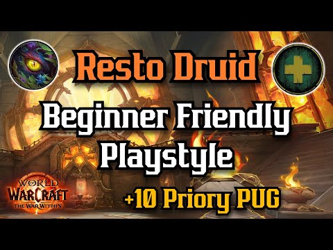 Resto Druid +10 Priory PUG (Beginner Friendly Heal Focus - Healing Out Loud Commentary)