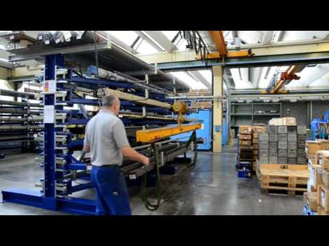 SMAI - METAL-STORE - Rayonnage Cantilever à bras pivotant pour stockage de profilés - ARMSTRONG