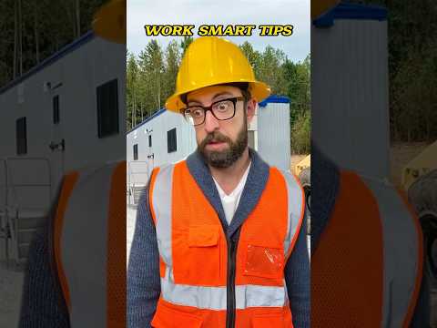 Work smart tips #smartwork #constructionworker #tools #diy #sitework #tricks #woodworking #tips