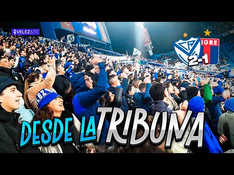 "DESDE LA TRIBUNA | ASÍ SE VIVIÓ EL VÉLEZ 2 vs TIGRE 1" Barra: La Pandilla de Liniers &bull; Club: Vélez Sarsfield