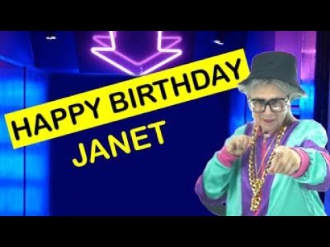 Happy Birthday JANET ! Today is your birthday!