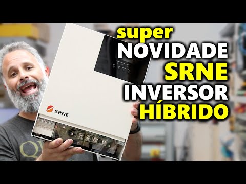 NOVIDADE Inversor Híbrido SRNE HF2430S60-100 Aceita Lítio LifePO4