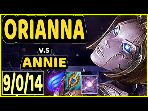 LVSYAN (ORIANNA) vs ANNIE - 9/0/14 KDA MID GAMEPLAY - EUW Ranked MASTER