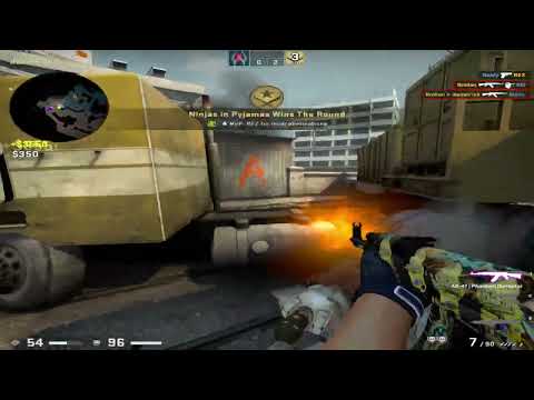 CSGO POV NIP Brollan (28/23) vs 9INE (overpass) @ IEM Rio 2023