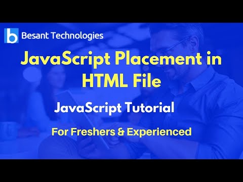 Javascript Placement In Html File Javascript Tutorial For Beginners