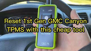 GMC Canyon 2007-2020 Programmable TPMS Sensor Guide Go-Parts