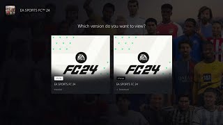 HOW TO DOWNLOAD EA FC 24 PS4 VERSION ON YOUR PS5 || EA FC24 PS4 VS PS5 || EA FC ULTIMATE EDITION