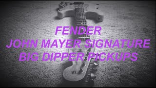 Video thumbnail for John Mayer Big Dipper Pickups/Fender 61' CS Strat by Ariel Pozzo
