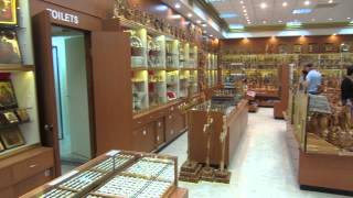 Kando's Antiquities, one of the souvenir shops in Bethlehem. Wonderful store