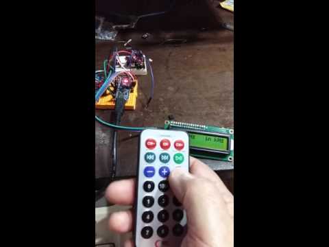 VFO ARDUINO DDS AD9850 IR REMOTE