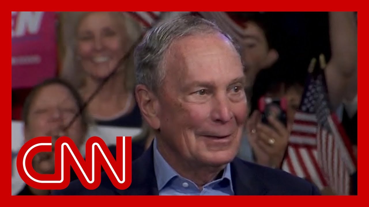 Bloomberg addresses voters as polls close on Super Tuesday